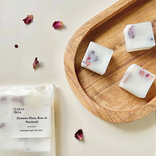 Botanical Wax Melts - Damson Plum, Rose & Patchouli