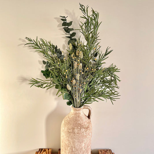 Dried Flower Arrangement - Forest Green