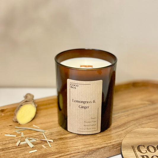 Woodwick Candle - Lemongrass & Ginger